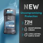 Dove Men+Care Antiperspirant Deodorant Stick Clean Comfort 4 Count 72-Hour Sweat & Odor Protection Antiperspirant for Men With 1/4 Moisturizing Cream 2.7 oz - Image 4